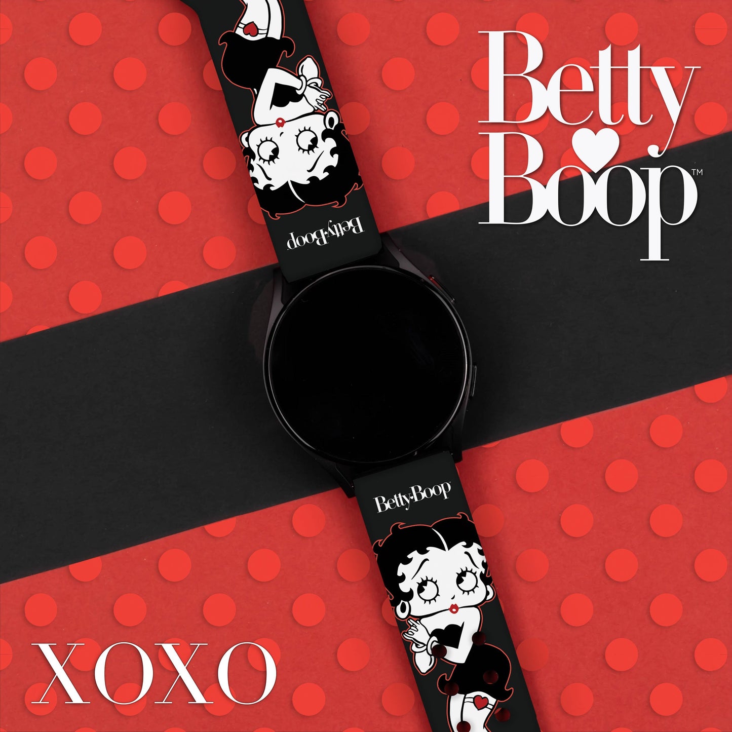 Betty Boop Classic HD Watchband for Samsung, Garmin, Fossil, and More