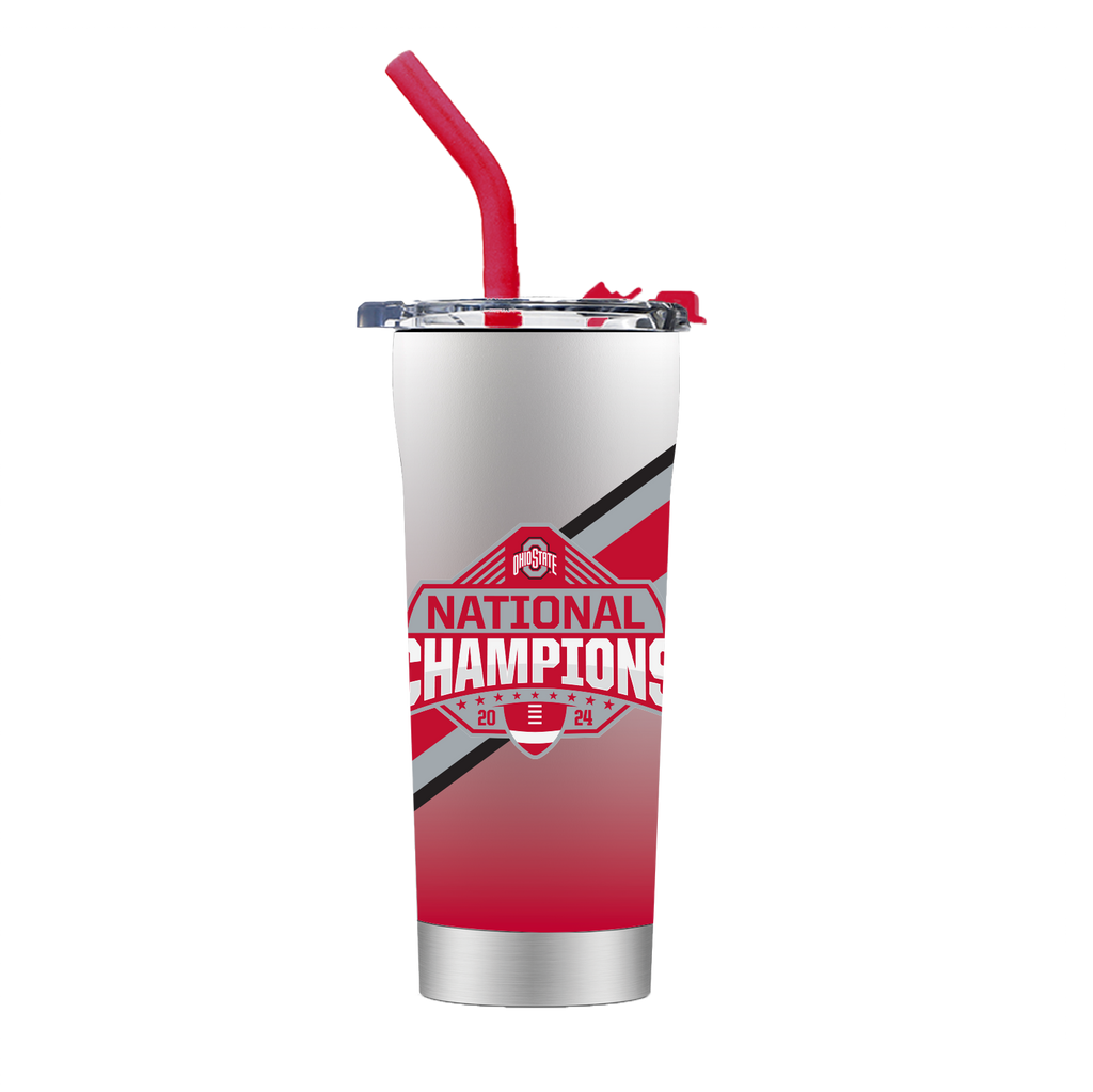 Ohio State Buckeyes 2024 National Champions 24 oz Straw Tumbler