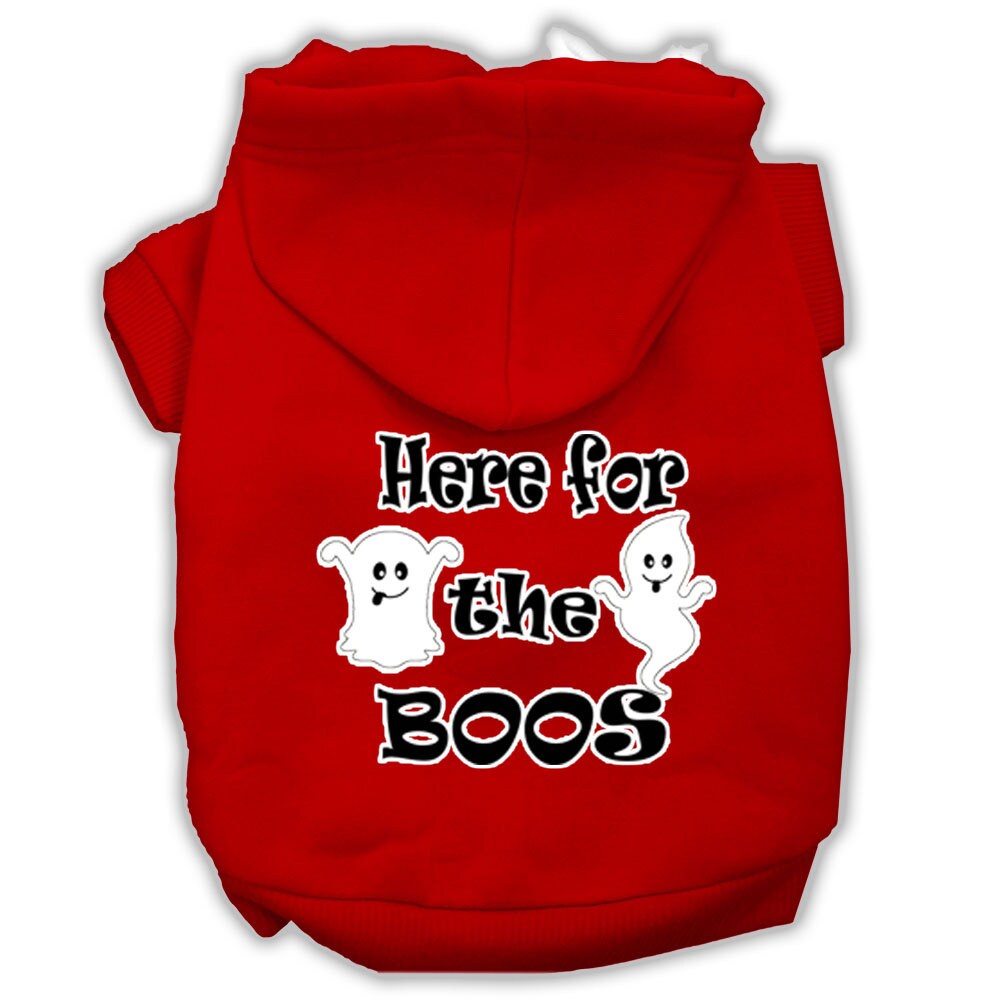 Halloween Pet Hoodie "Here For The Boos"