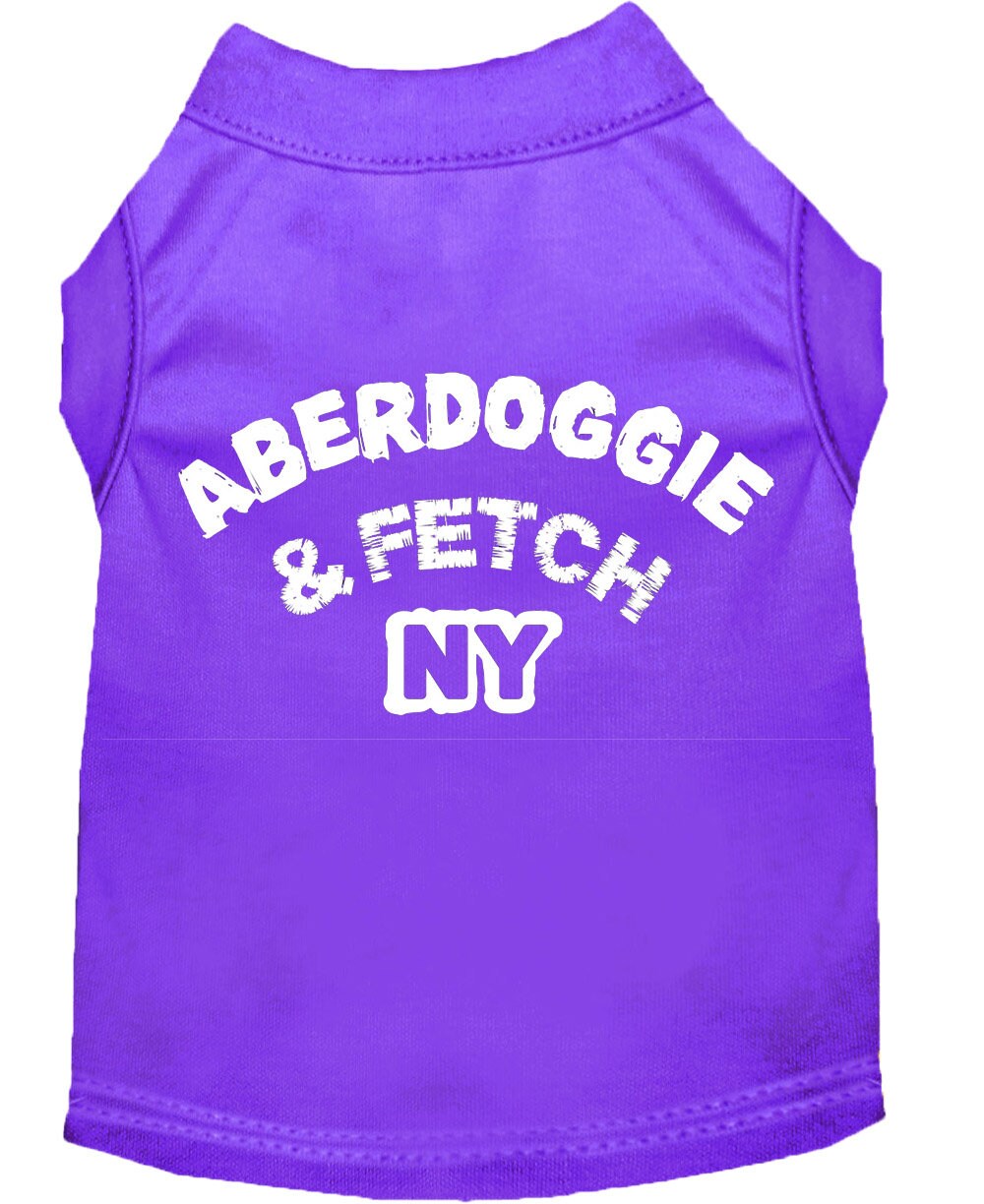 Pet Shirt "Aberdoggie and Fetch NY"