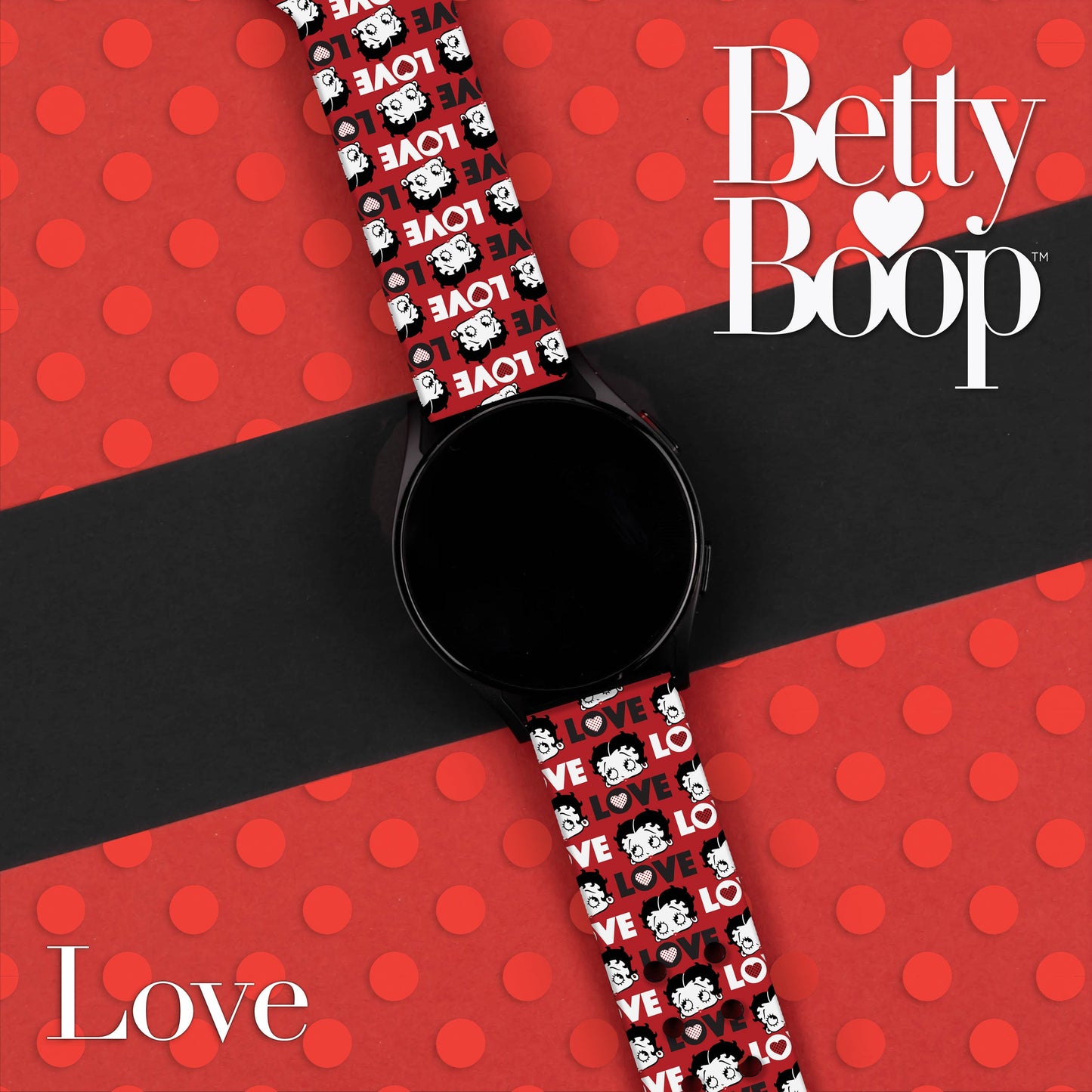 Betty Boop Classic HD  Watchband for Samsung, Garmin, Fossil, and More