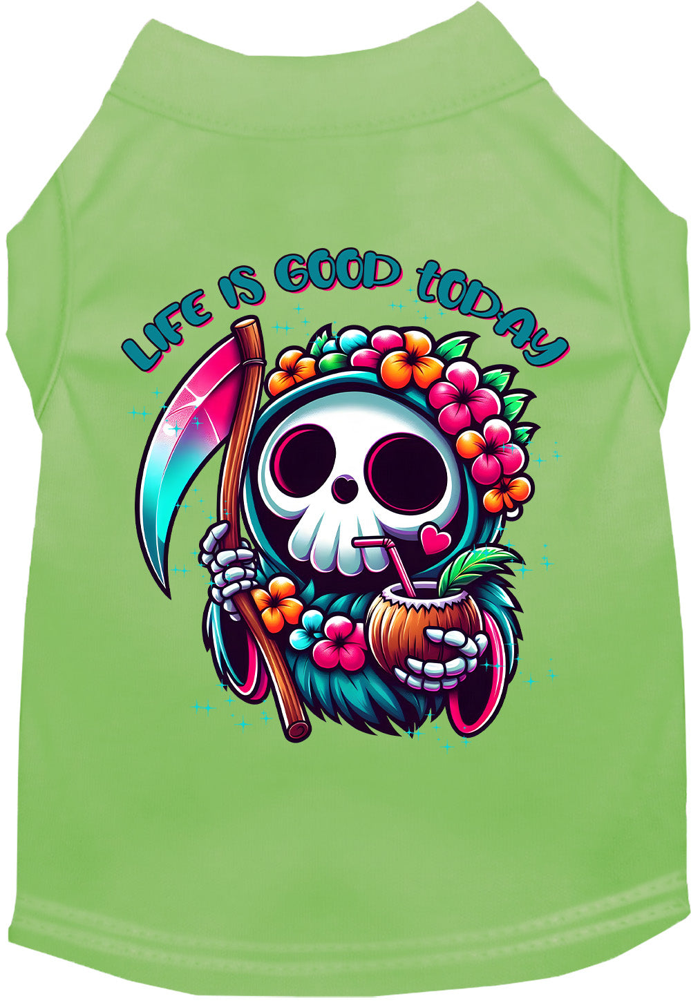 Tropical Grim Reaper Pet Shirt