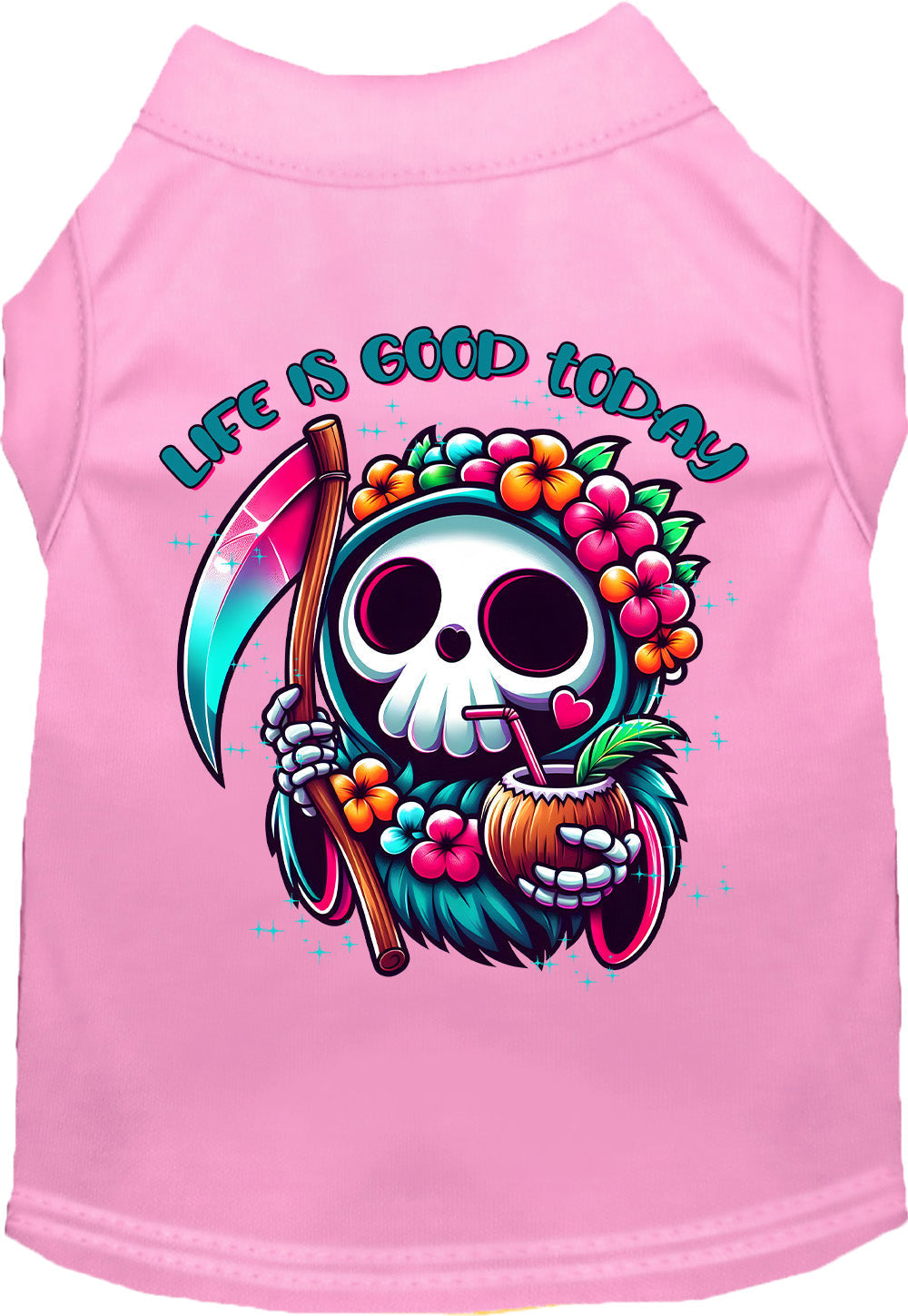 Tropical Grim Reaper Pet Shirt