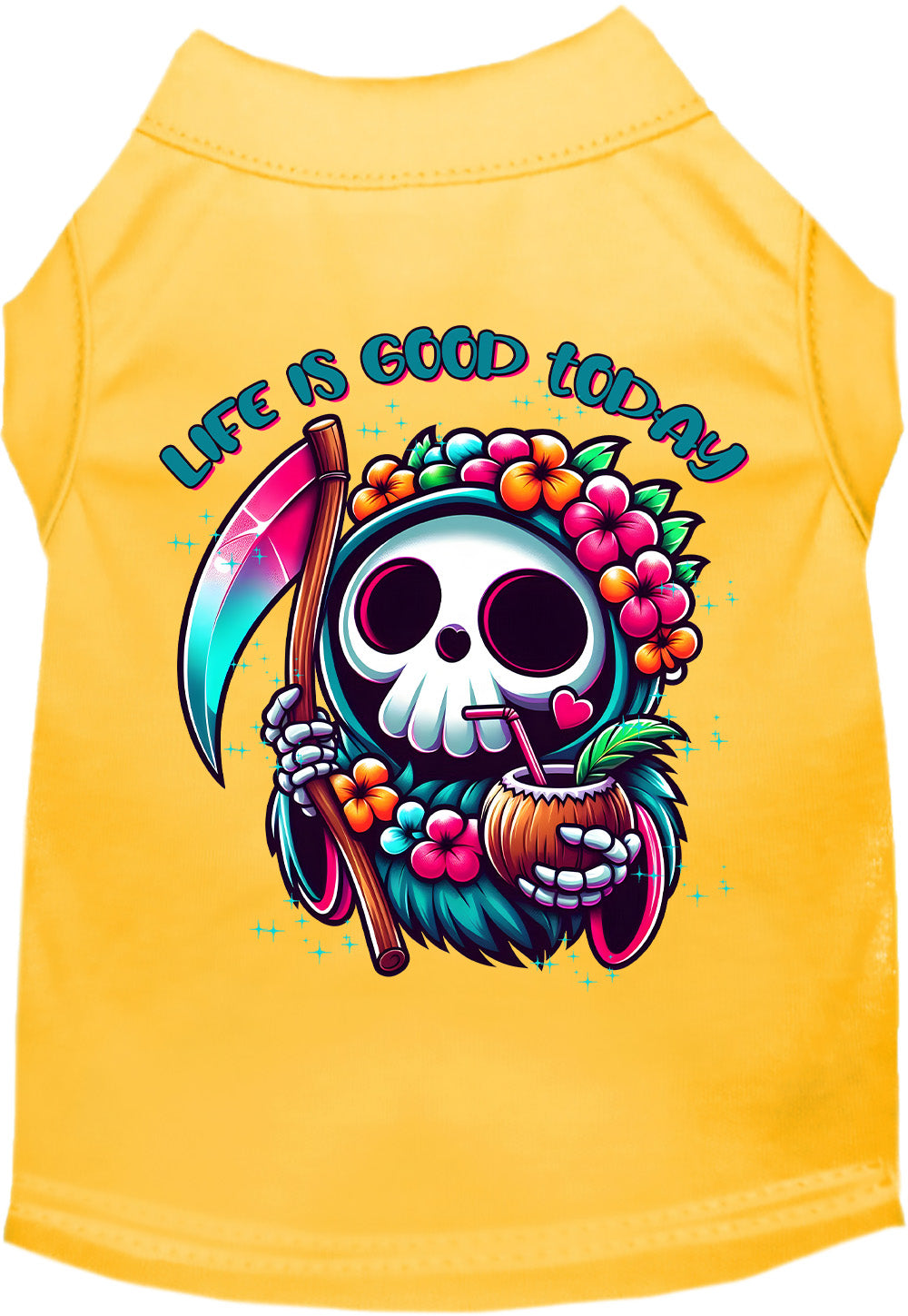 Tropical Grim Reaper Pet Shirt