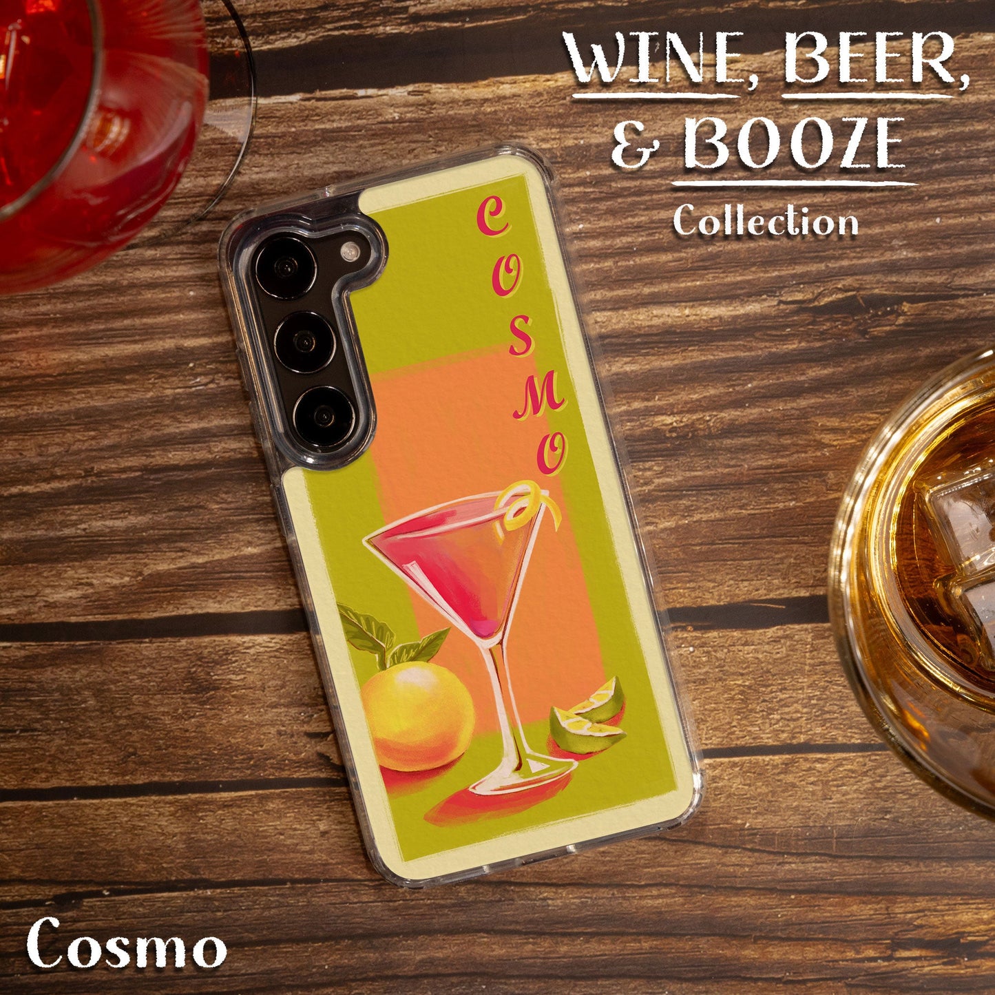 Wine, Beer, & Booze HD Samsung Galaxy S22 Phone Case