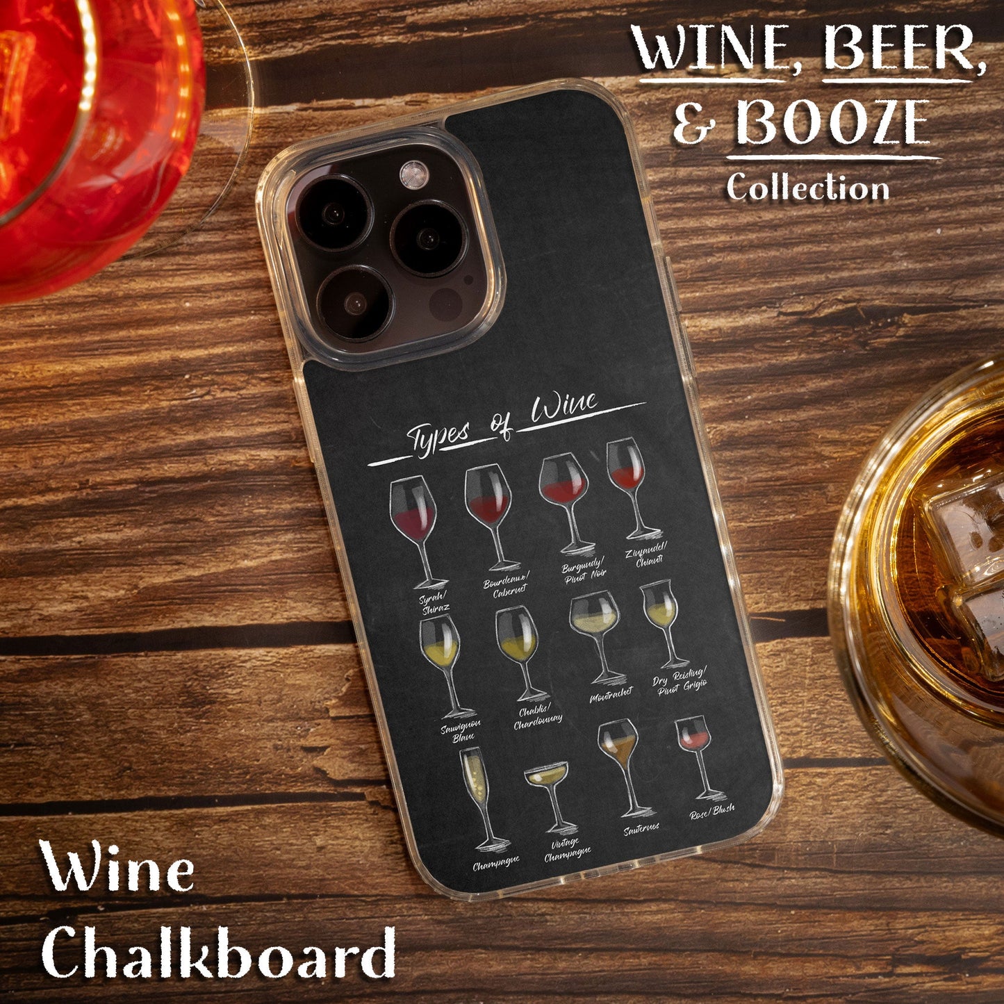 Wine, Beer, & Booze HD Apple iPhone 11 Series Phone Case