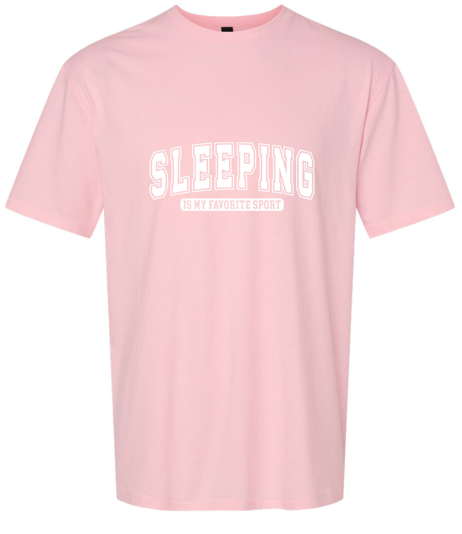 Sleeping is My Favorite Sport Adult Gildan Soft Shirt