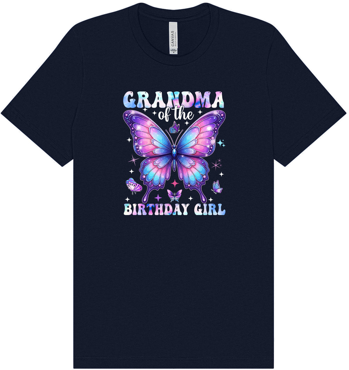 Grandma of the Birthday Girl Adult Bella Canvas Shirt
