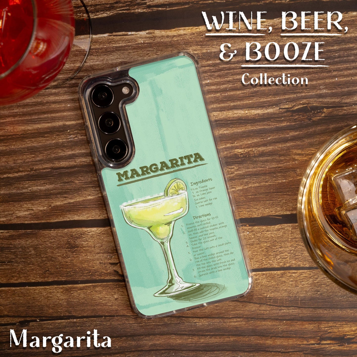 Wine, Beer, & Booze HD Samsung Galaxy S21 Phone Case