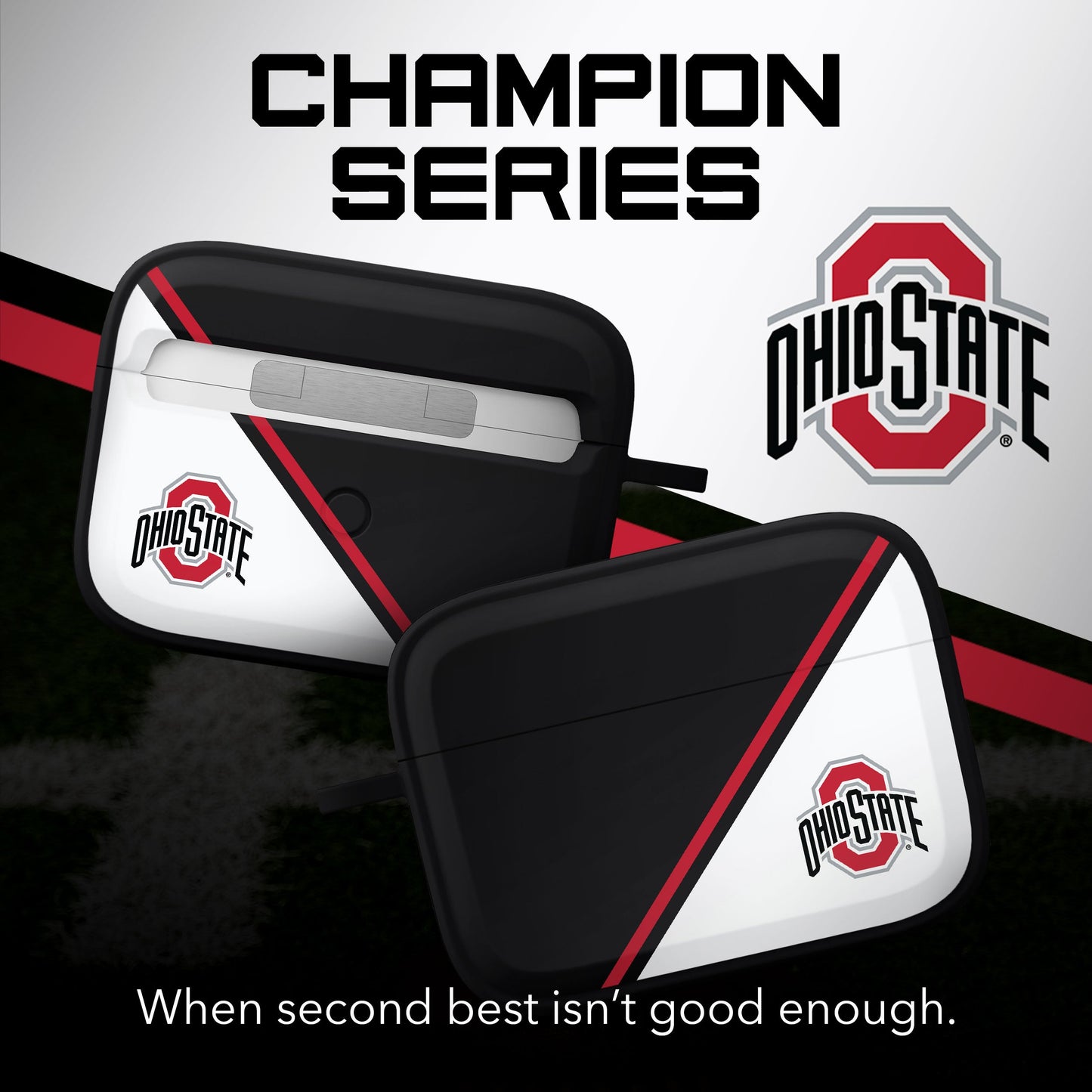 Ohio State Buckeyes HDX Champion Series Apple AirPods Pro 1 & 2 Case Cover