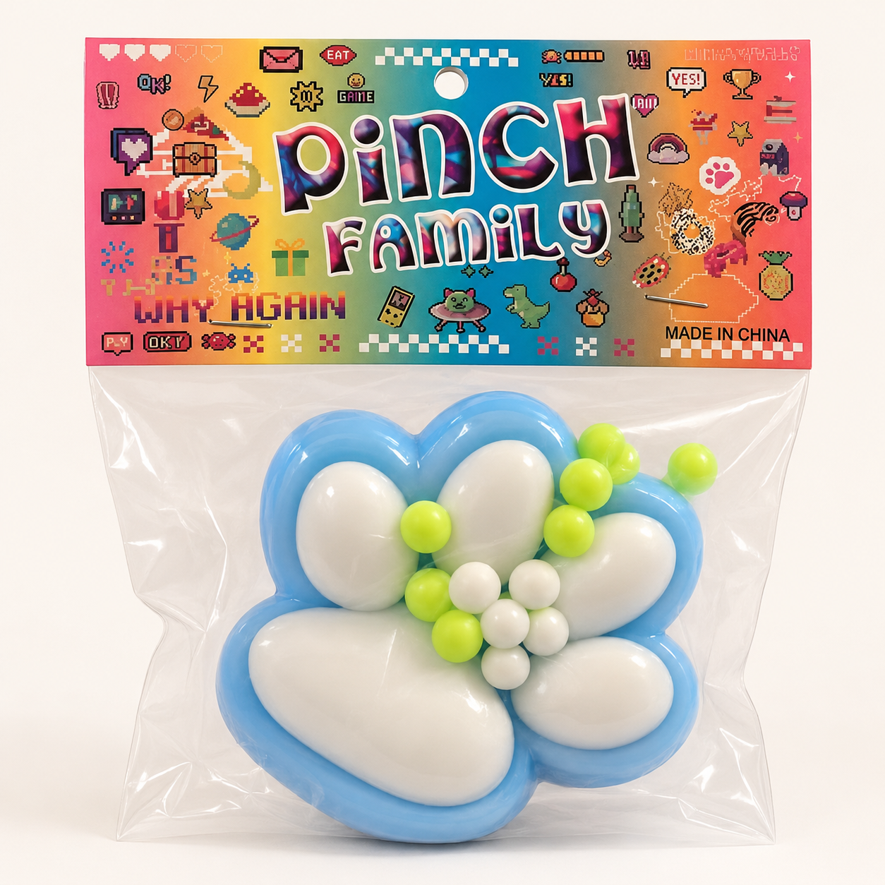 Pinch Family Paw Squishy