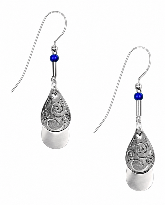 Silver Forest Earring Silver Icy Tears