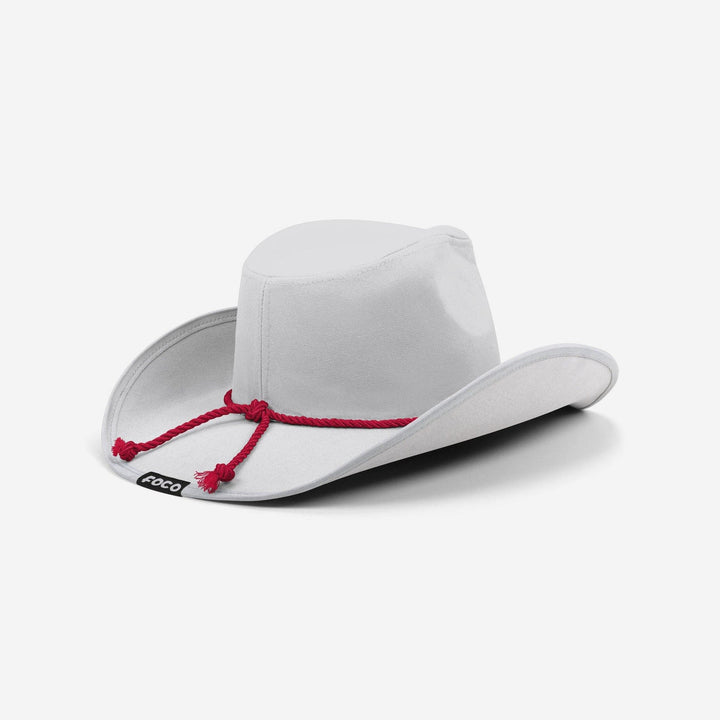 Ohio State Buckeyes White Rhinestone Logo Cowboy Hat