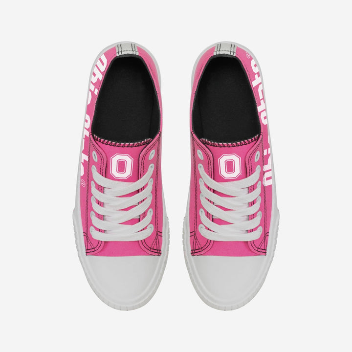 Ohio State Buckeyes Womens Highlights Low Top Canvas Shoe