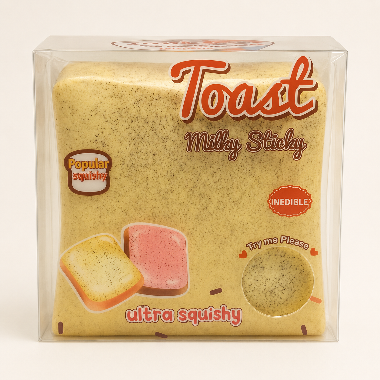 Milky Sticky Toast Squishy