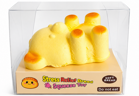 Soft Bread Bear Stress Relief Toy