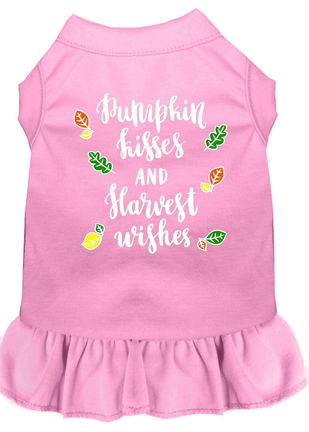 Pet Dress "Pumpkin Kisses and Harvest Wishes"