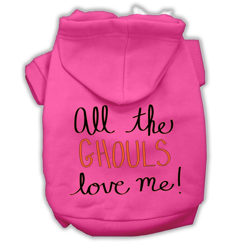 Halloween Pet Hoodie "All The Ghouls Love Me"