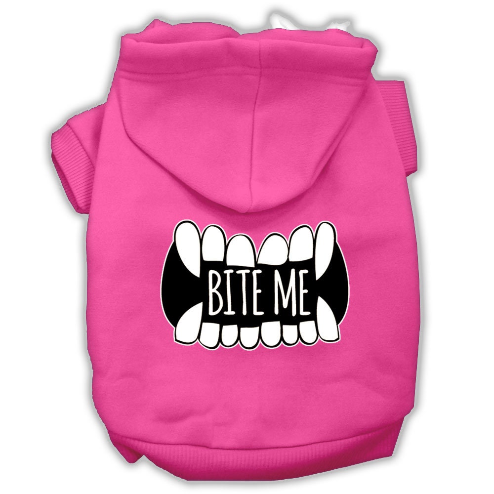 Pet Hoodie "Bite Me"
