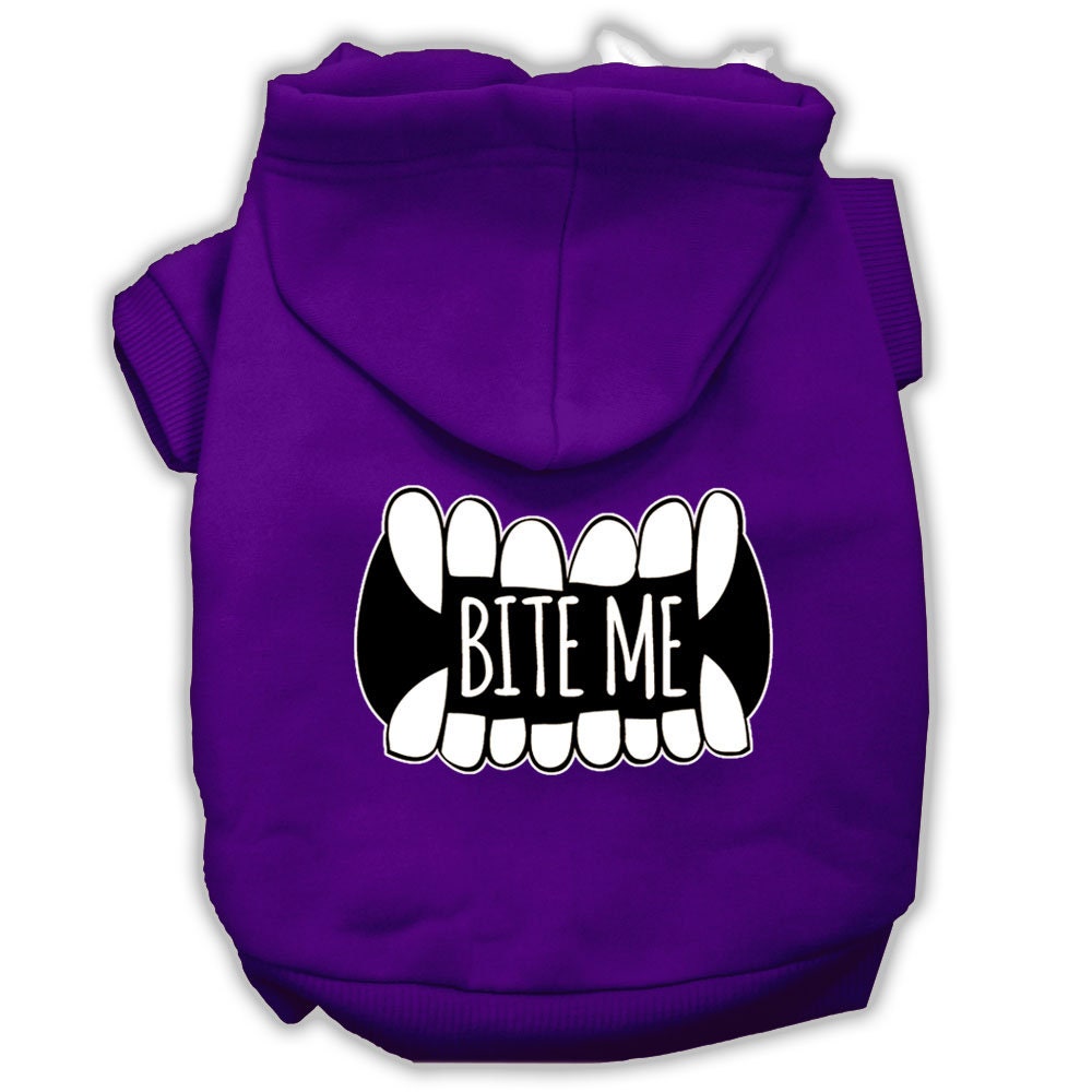 Pet Hoodie "Bite Me"