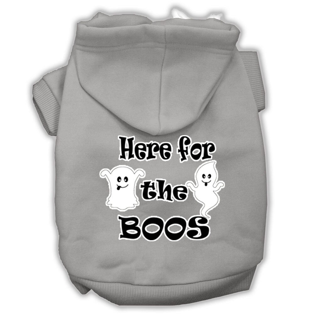 Halloween Pet Hoodie "Here For The Boos"