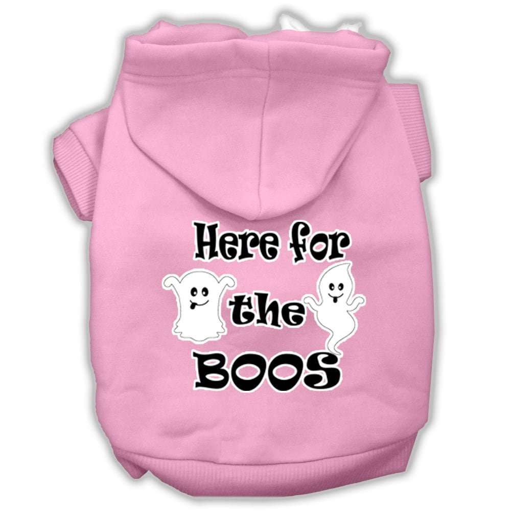 Halloween Pet Hoodie "Here For The Boos"