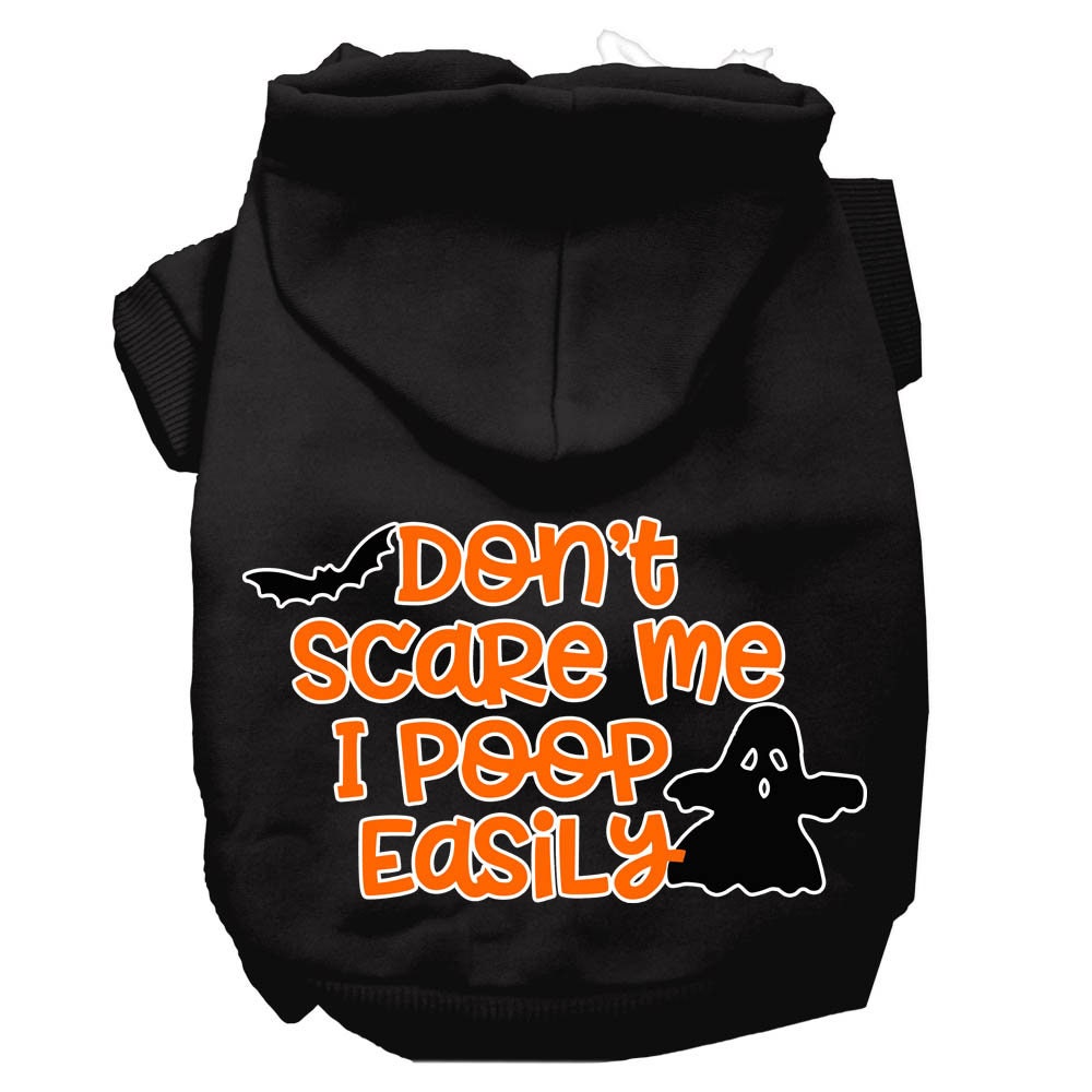 Halloween Pet Hoodie "Don't Scare Me, I Poop Easily"