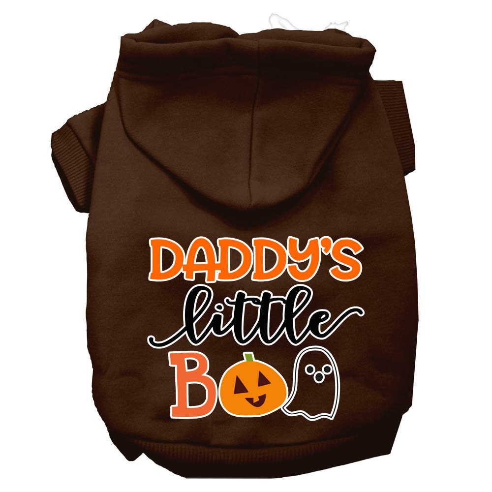 Halloween Pet Hoodie "Daddy's Little Boo"