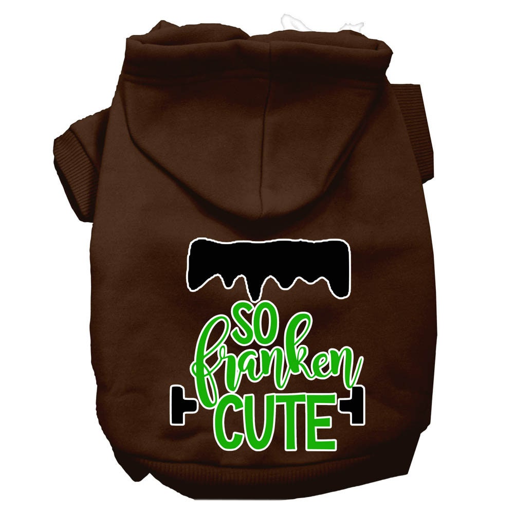 Halloween Pet Hoodie "So Franken Cute"