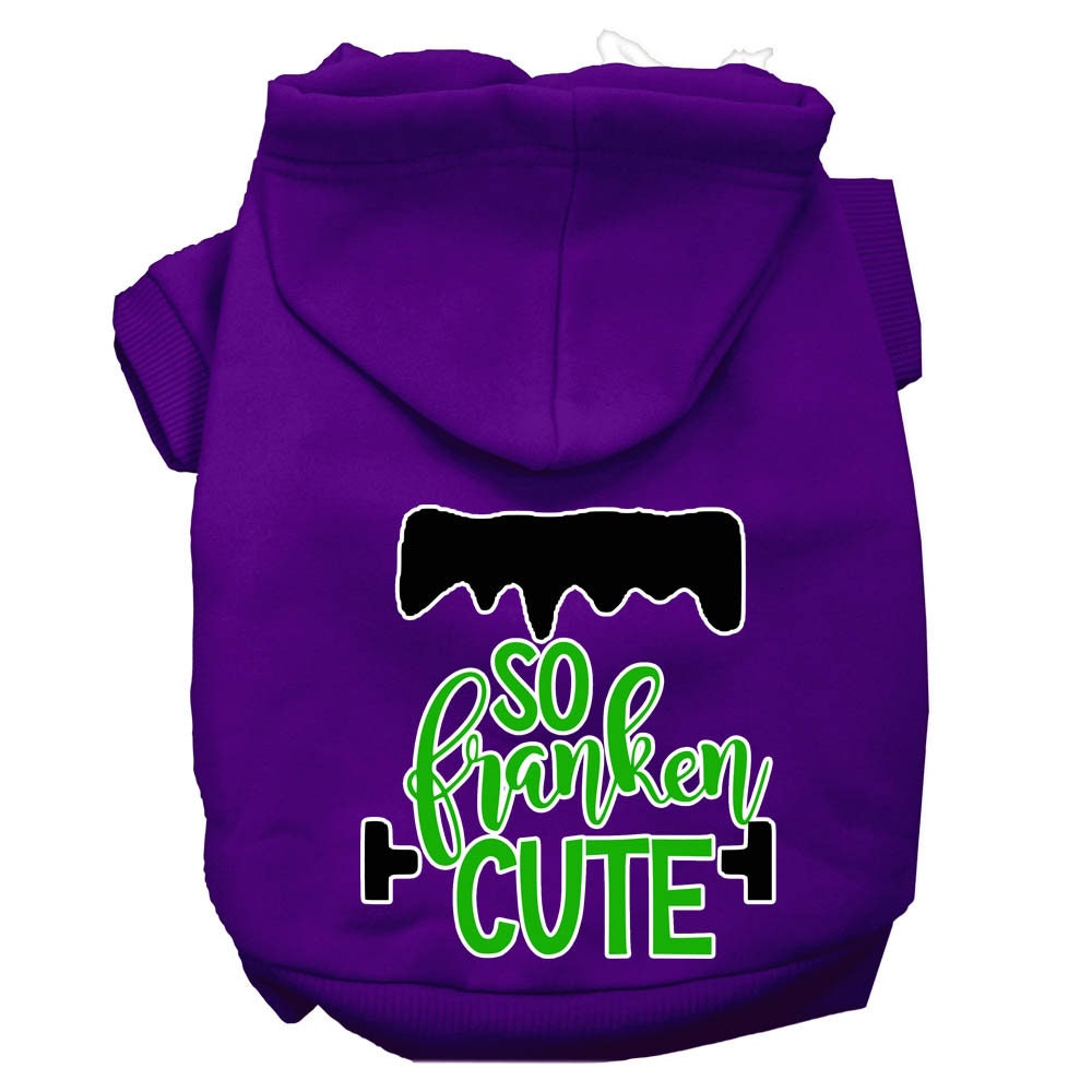 Halloween Pet Hoodie "So Franken Cute"