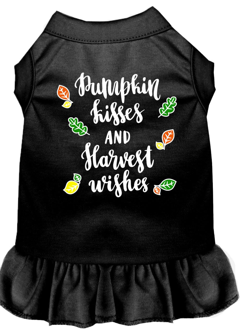 Pet Dress "Pumpkin Kisses and Harvest Wishes"