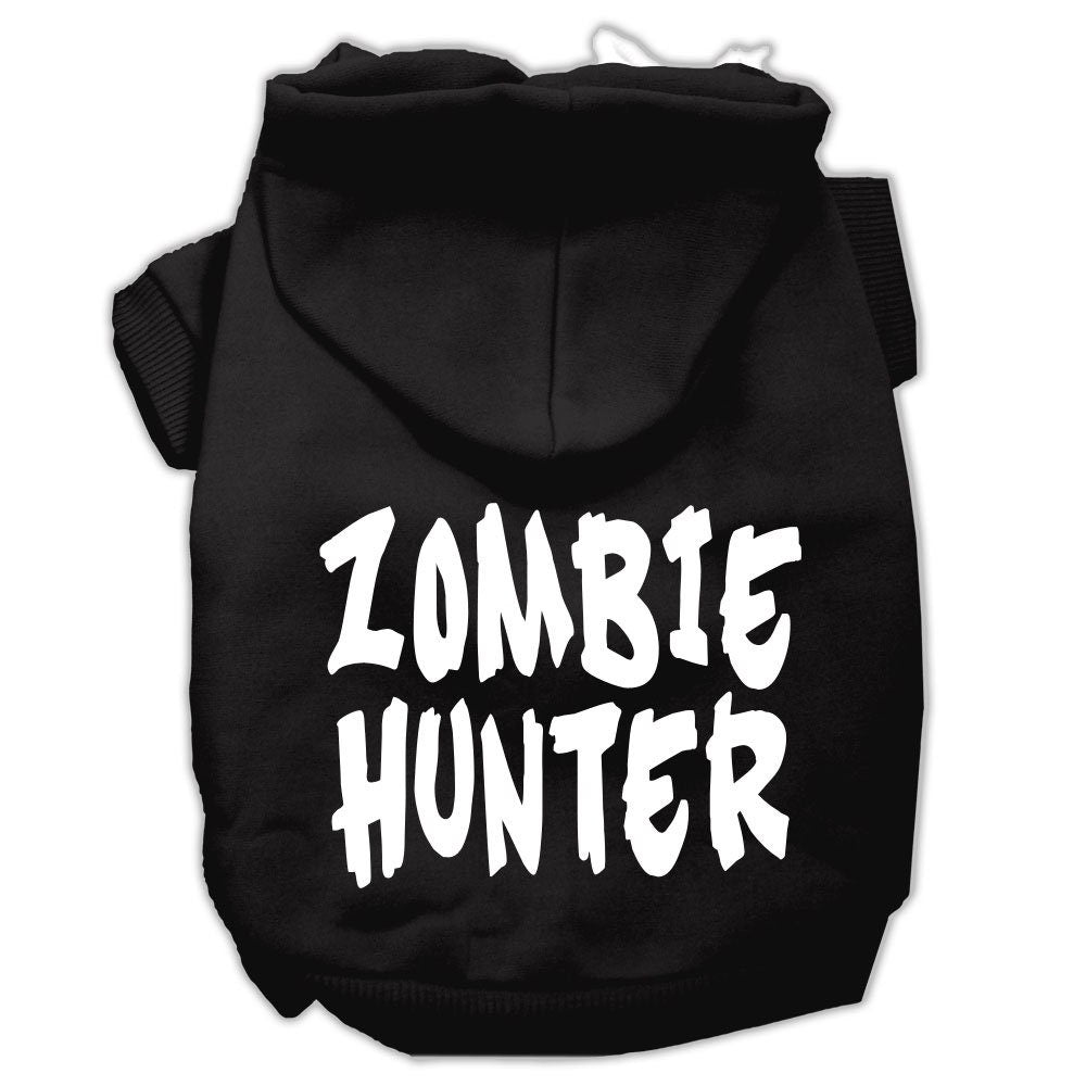 Halloween Pet Hoodie Screen Printed, "Zombie Hunter"