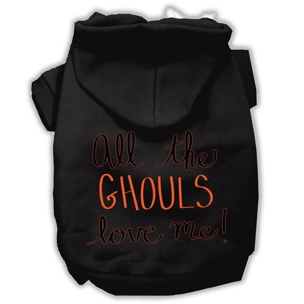 Halloween Pet Hoodie "All The Ghouls Love Me"