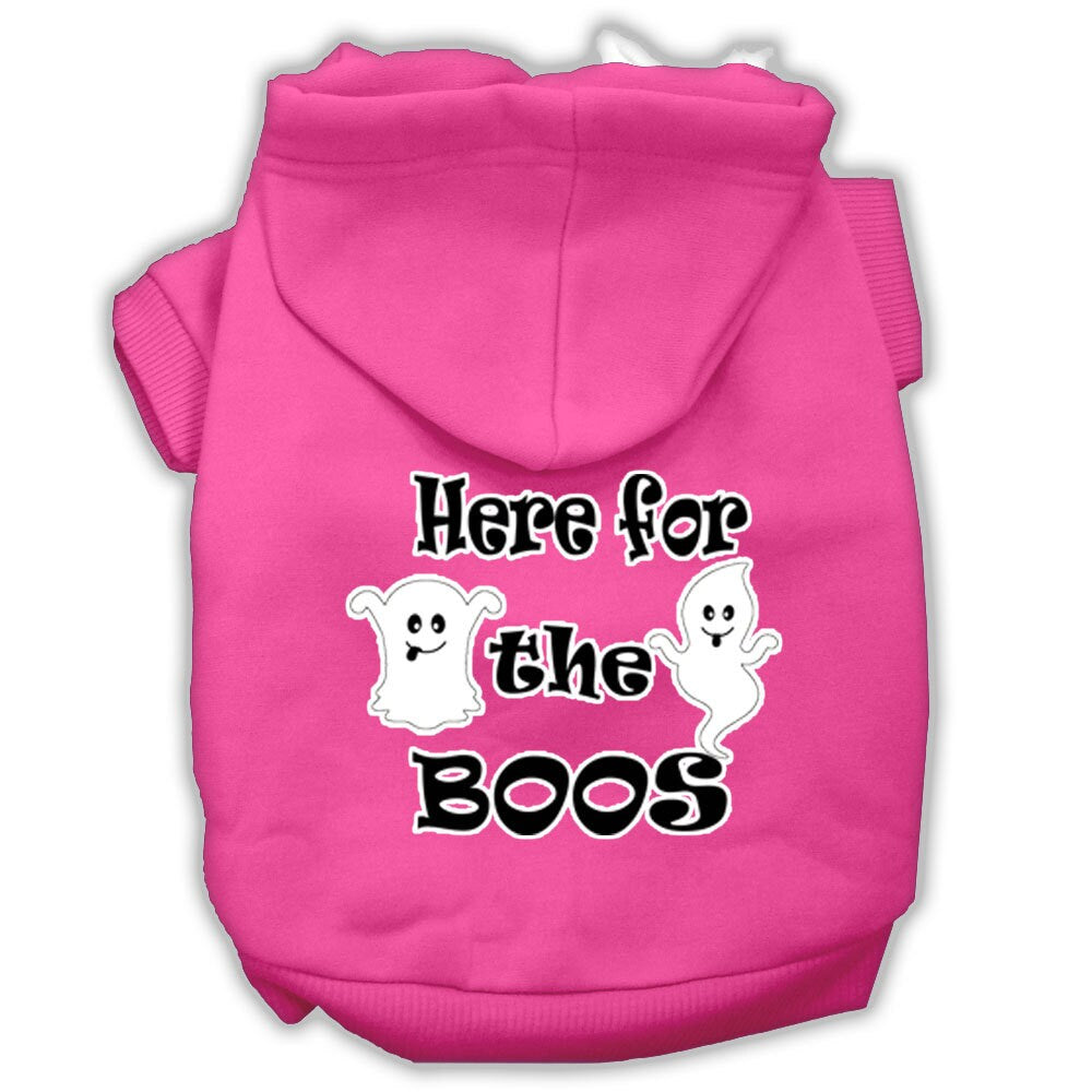Halloween Pet Hoodie "Here For The Boos"