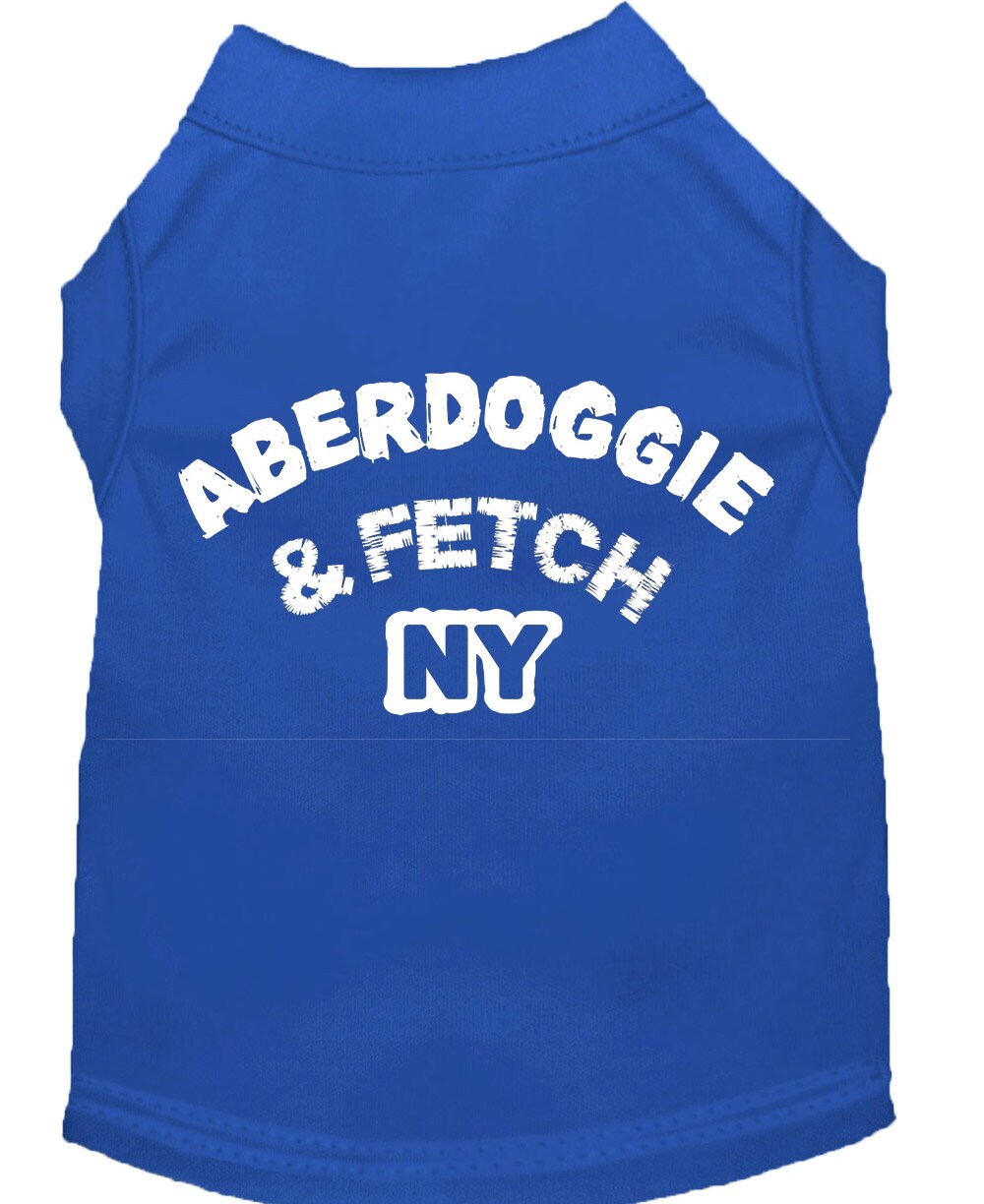 Pet Shirt "Aberdoggie and Fetch NY"