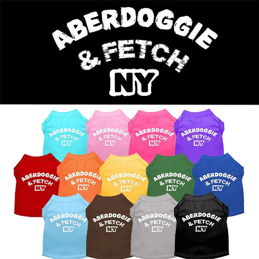 Pet Shirt "Aberdoggie and Fetch NY"