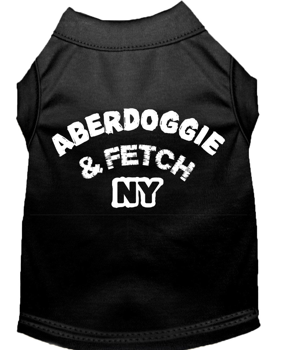 Pet Shirt "Aberdoggie and Fetch NY"