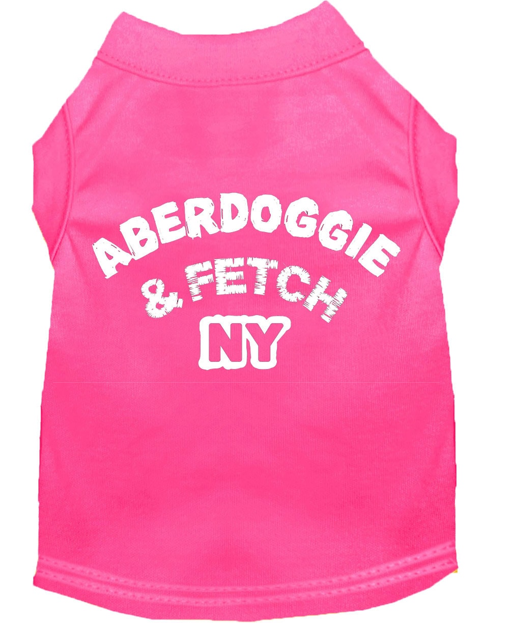 Pet Shirt "Aberdoggie and Fetch NY"