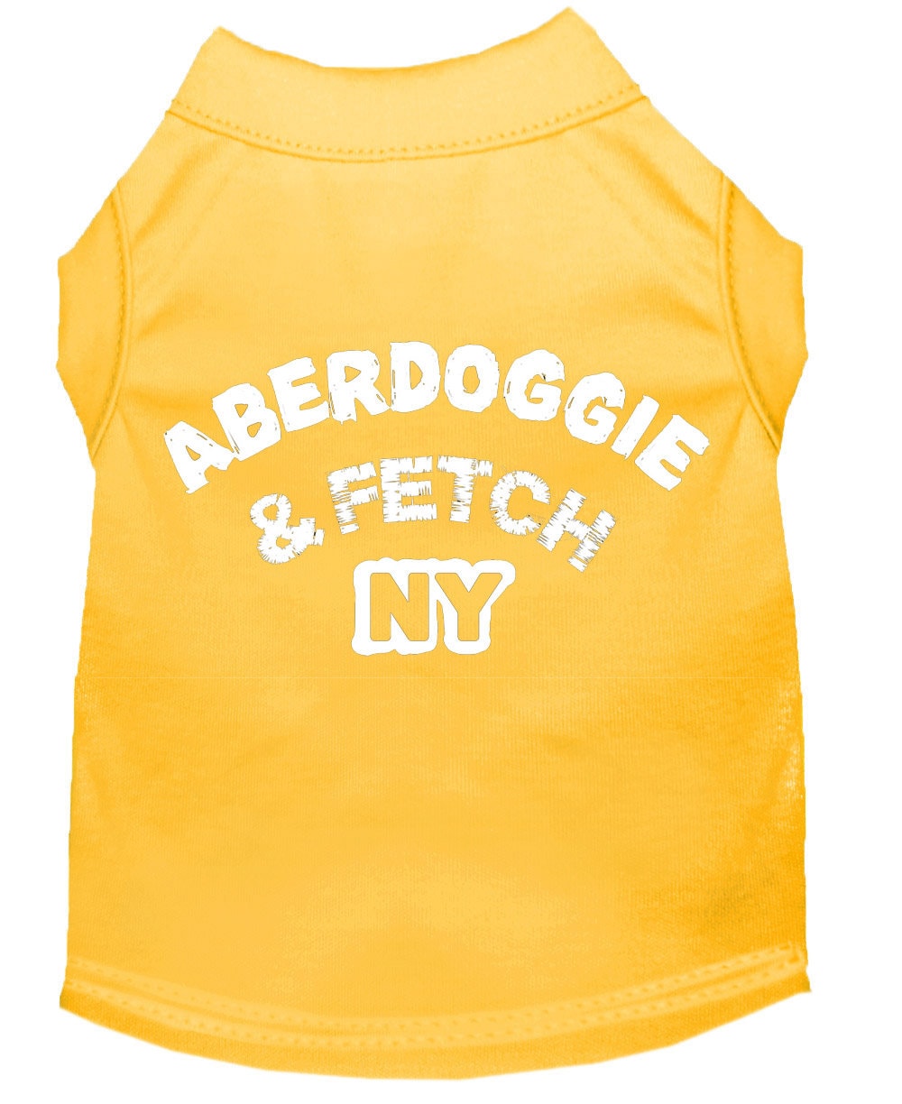 Pet Shirt "Aberdoggie and Fetch NY"