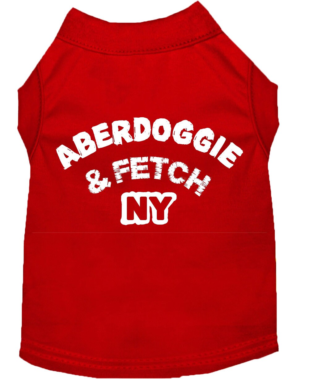 Pet Shirt "Aberdoggie and Fetch NY"