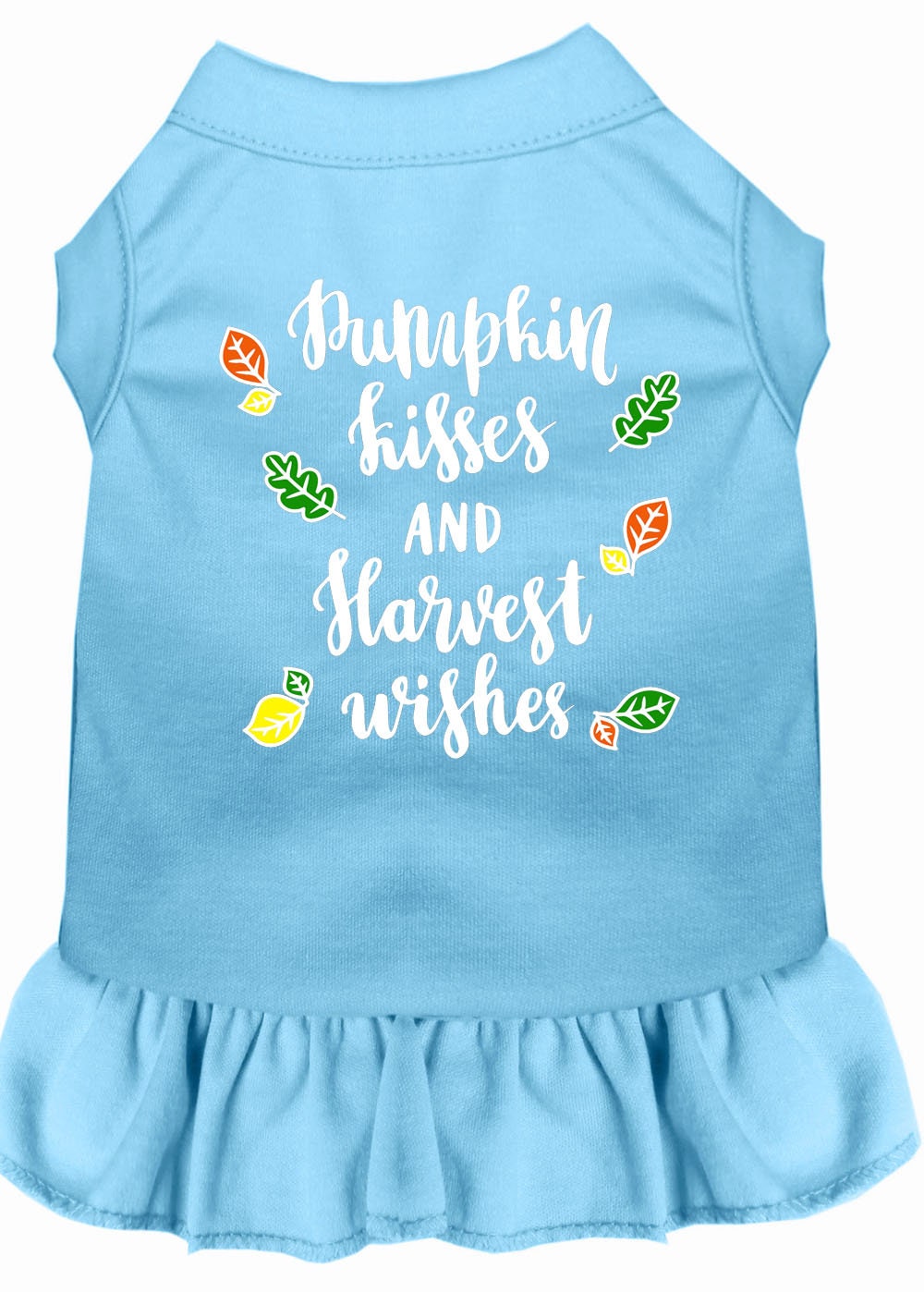 Pet Dress "Pumpkin Kisses and Harvest Wishes"