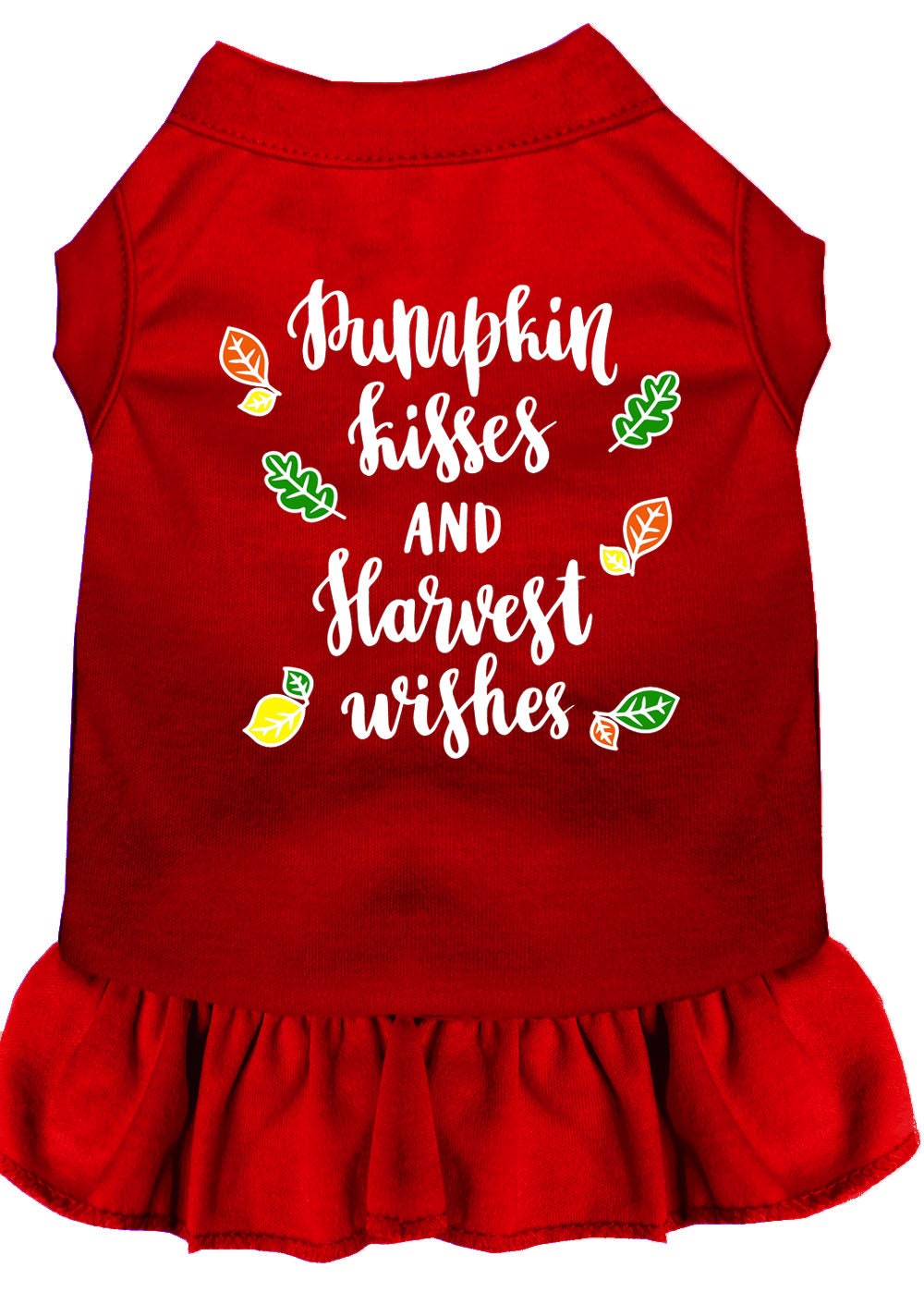 Pet Dress "Pumpkin Kisses and Harvest Wishes"