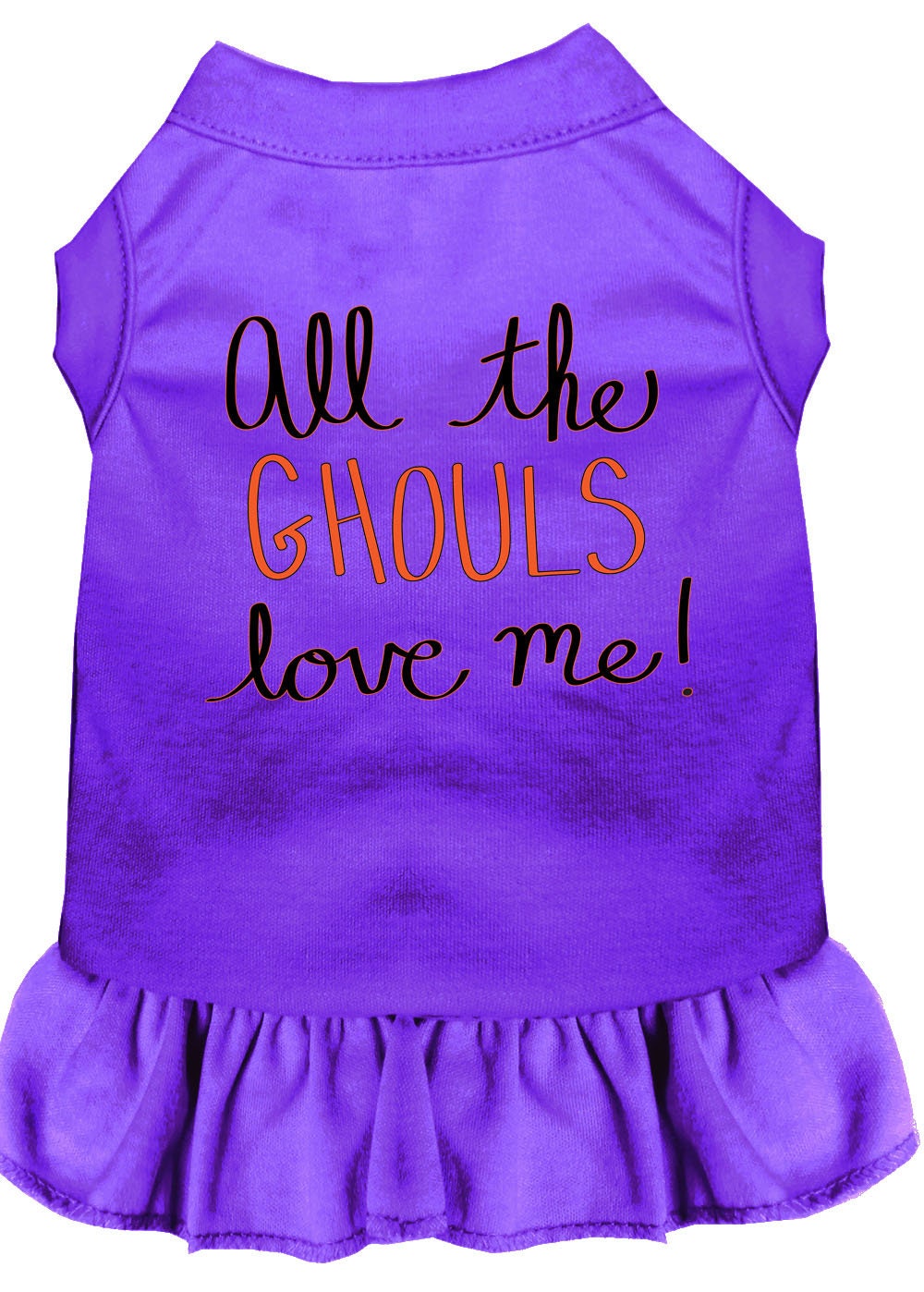 Halloween Pet Dress "All The Ghouls Love Me"