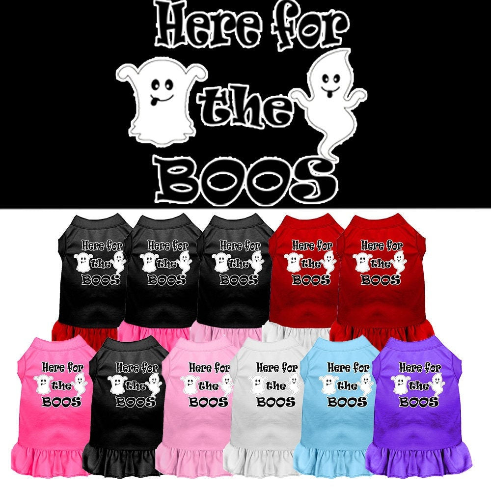 Pet Dress "Here For The Boos"