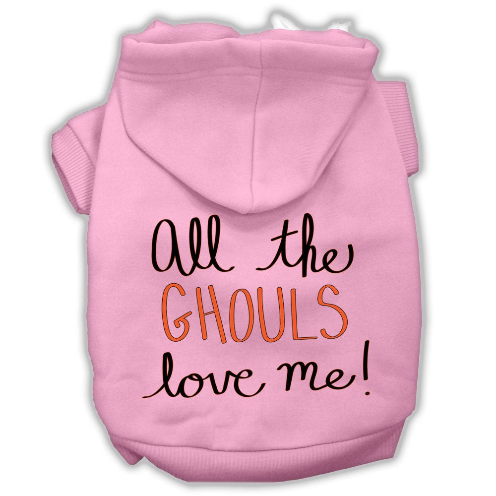 Halloween Pet Hoodie "All The Ghouls Love Me"