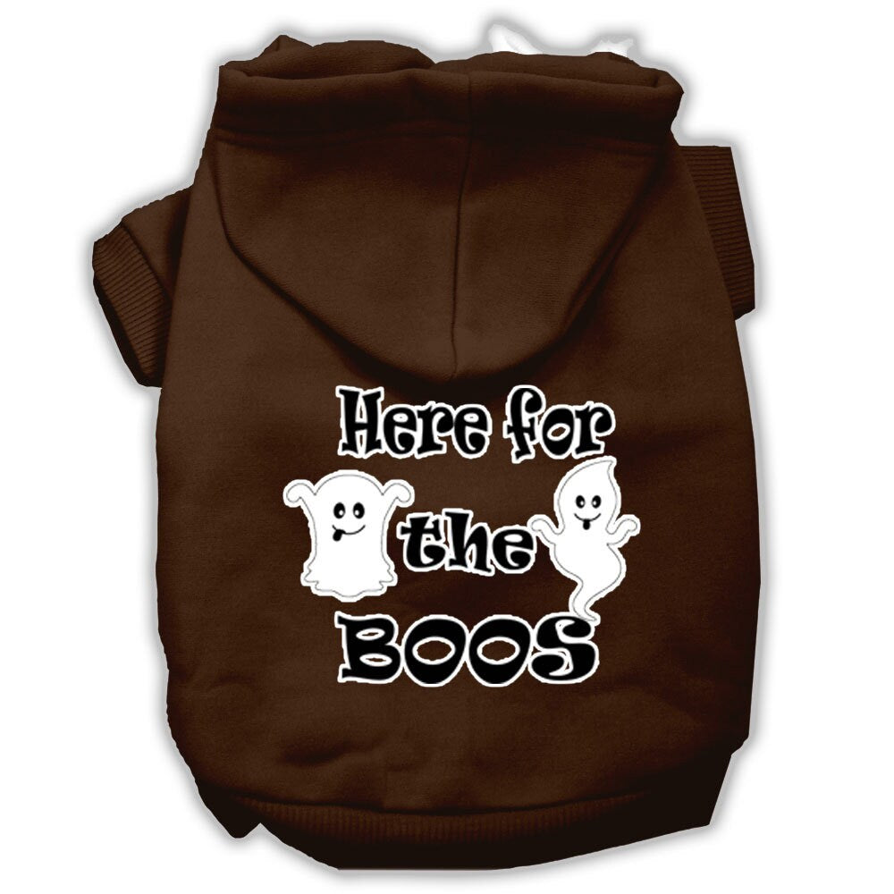Halloween Pet Hoodie "Here For The Boos"