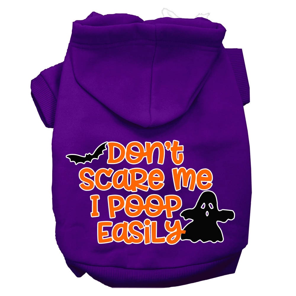 Halloween Pet Hoodie "Don't Scare Me, I Poop Easily"