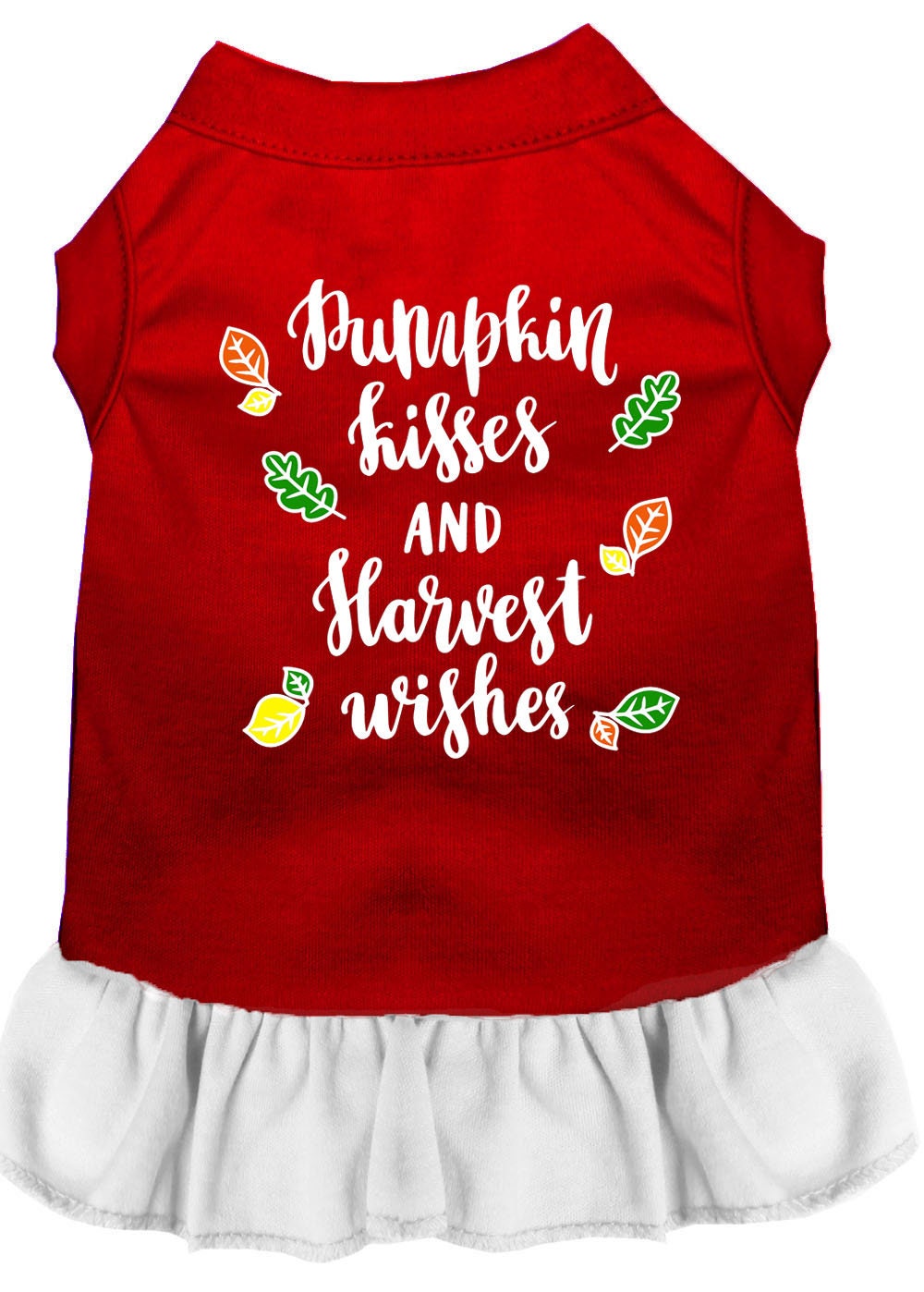 Pet Dress "Pumpkin Kisses and Harvest Wishes"