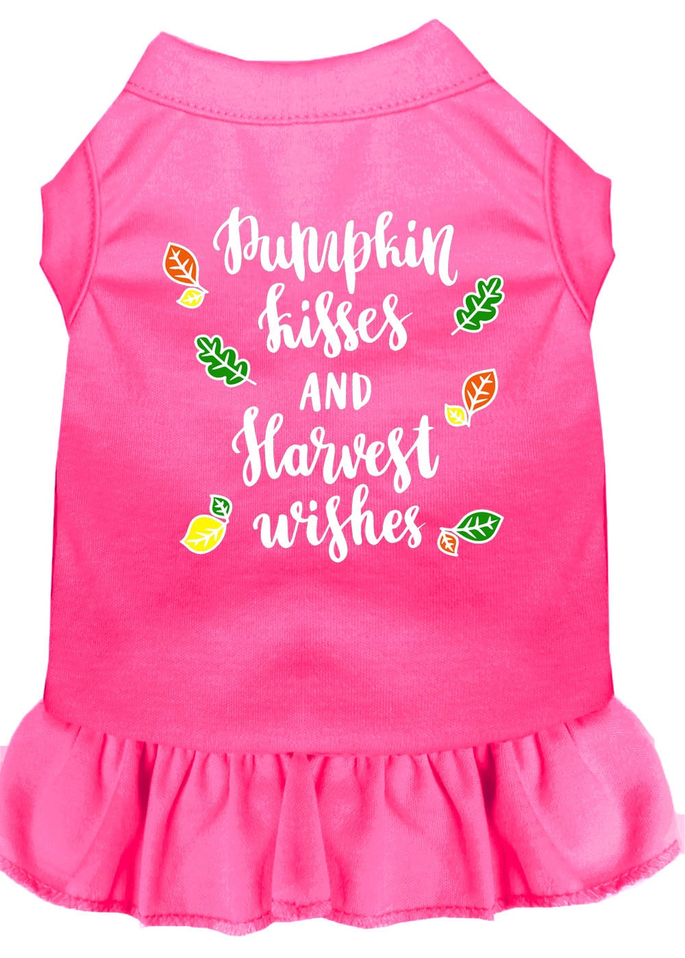 Pet Dress "Pumpkin Kisses and Harvest Wishes"